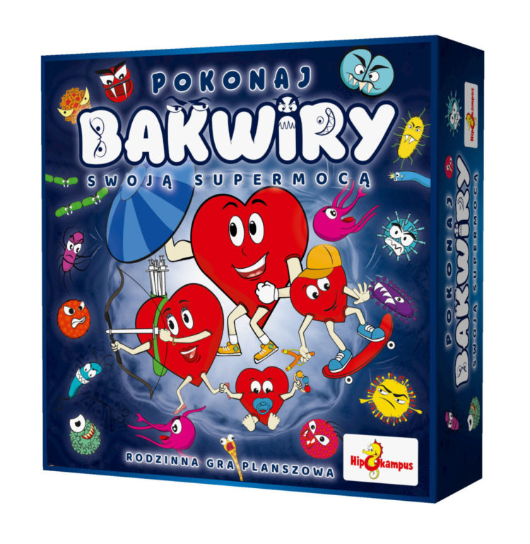Coraz głośniej o rodzinnej grze planszowej dla dzieci “Pokonaj Bakwiry” Wydawnictwa Hipokampus.