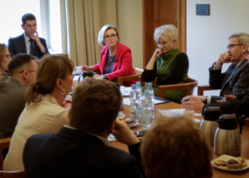 Spotkanie kierownictwa MEN z członkami Zespołu do spraw modelu kształcenia uczniów ze specjalnymi potrzebami edukacyjnymi